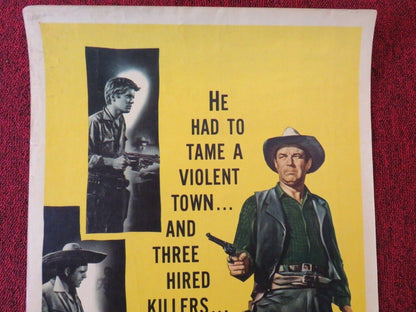 FOUR FAST GUNS US INSERT (14"x 36") POSTER JAMES CRAIG MARTHA VICKERS 1960 Rendezvous Cinema Movie posters
