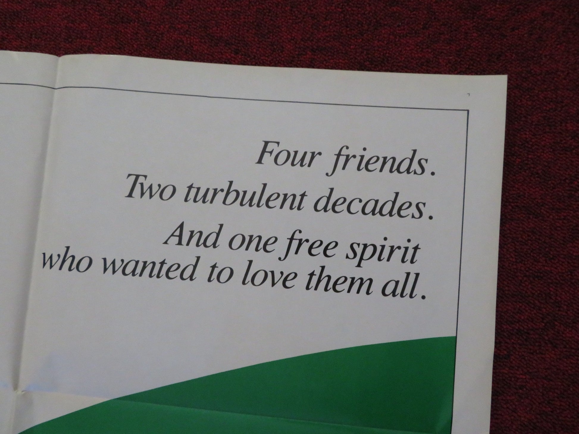 FOUR FRIENDS FOLDED US ONE SHEET POSTER CRAIG WASSON JODI THELEN 1981 Rendezvous Cinema Movie posters