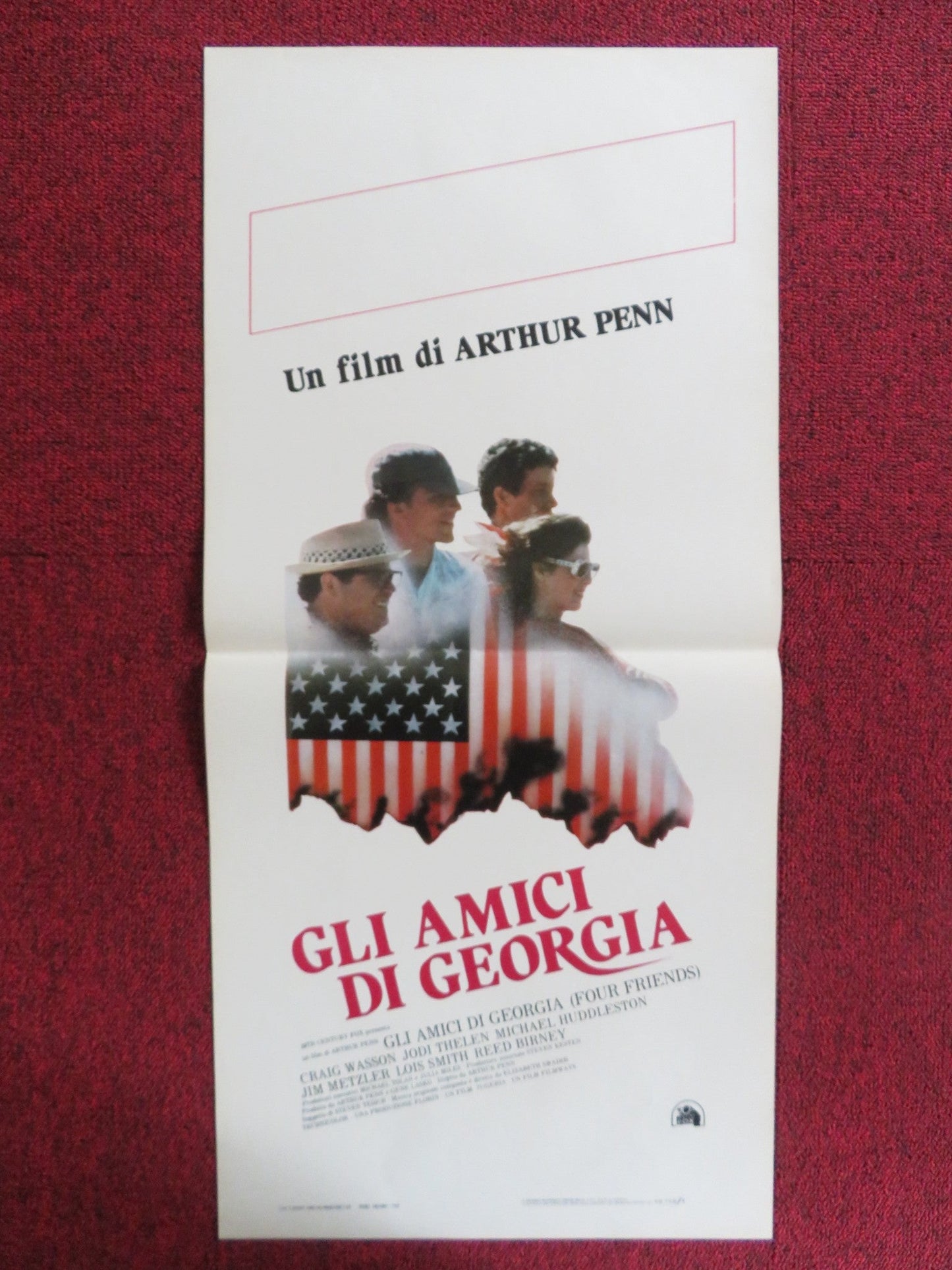 FOUR FRIENDS ITALIAN LOCANDINA POSTER CRAIG WASSON JODI THELEN 1982 Rendezvous Cinema Movie posters