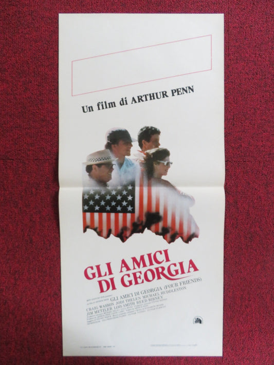 FOUR FRIENDS ITALIAN LOCANDINA POSTER CRAIG WASSON JODI THELEN 1982 Rendezvous Cinema Movie posters