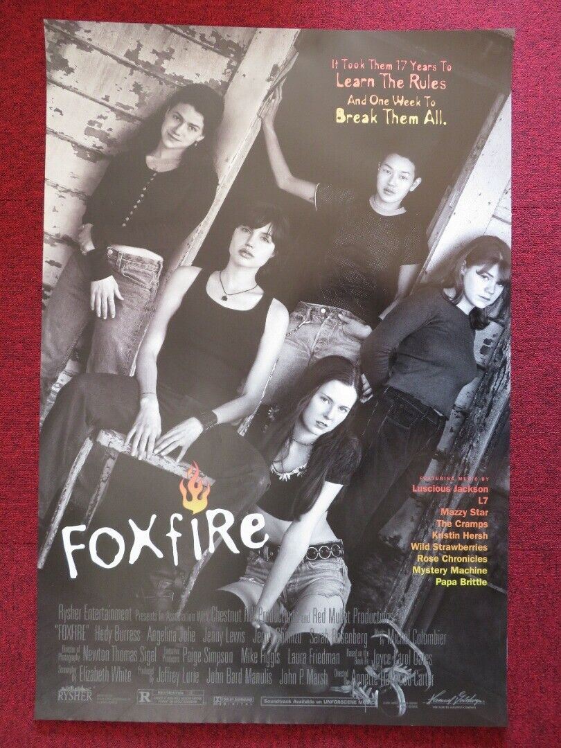 FOXFIRE US ONE SHEET ROLLED POSTER ANGELINA JOLIE HEDY BURRESS 1996 - Rendezvous Cinema