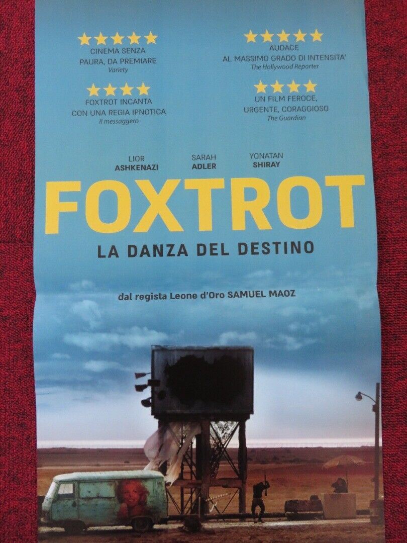 FOXTROT ITALIAN LOCANDINA (26.5"x13") POSTER LIOR ASHKENAZI SARAH ADLER 2017 Rendezvous Cinema Movie posters