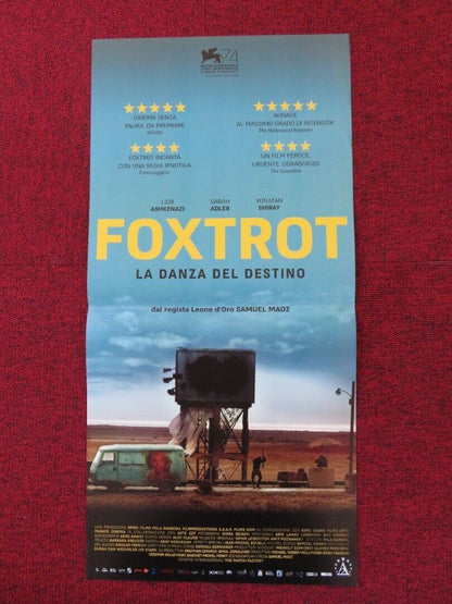 FOXTROT ITALIAN LOCANDINA (26.5"x13") POSTER LIOR ASHKENAZI SARAH ADLER 2017 Rendezvous Cinema Movie posters