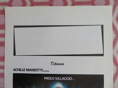 FRACCHIA CONTRO DRACULA ITALIAN LOCANDINA (27.5" x 13") POSTER NERI PARENTI 1985 Movie posters