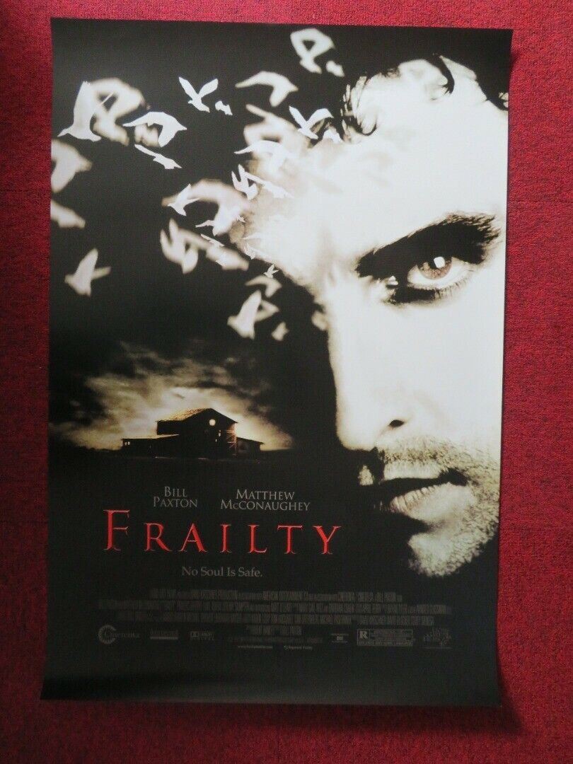 FRAILTY US ONE SHEET ROLLED POSTER BILL PAXTON MATTHEW MCCONAUGHEY 2001 Movie posters