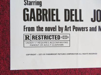 FRAMED FOLDED US ONE SHEET POSTER JOE DON BAKER CONNY VAN DYKE 1975 Rendezvous Cinema Movie posters