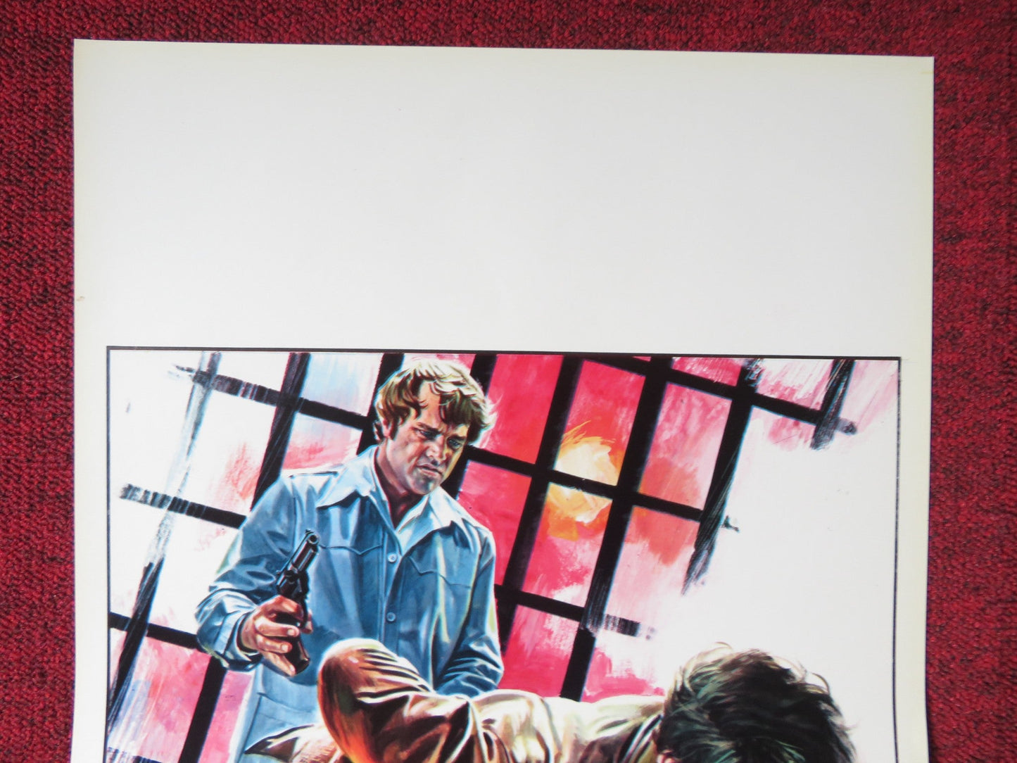FRAMED ITALIAN LOCANDINA POSTER JOE DON BAKER CONNY VAN DYKE 1975 Rendezvous Cinema Movie posters