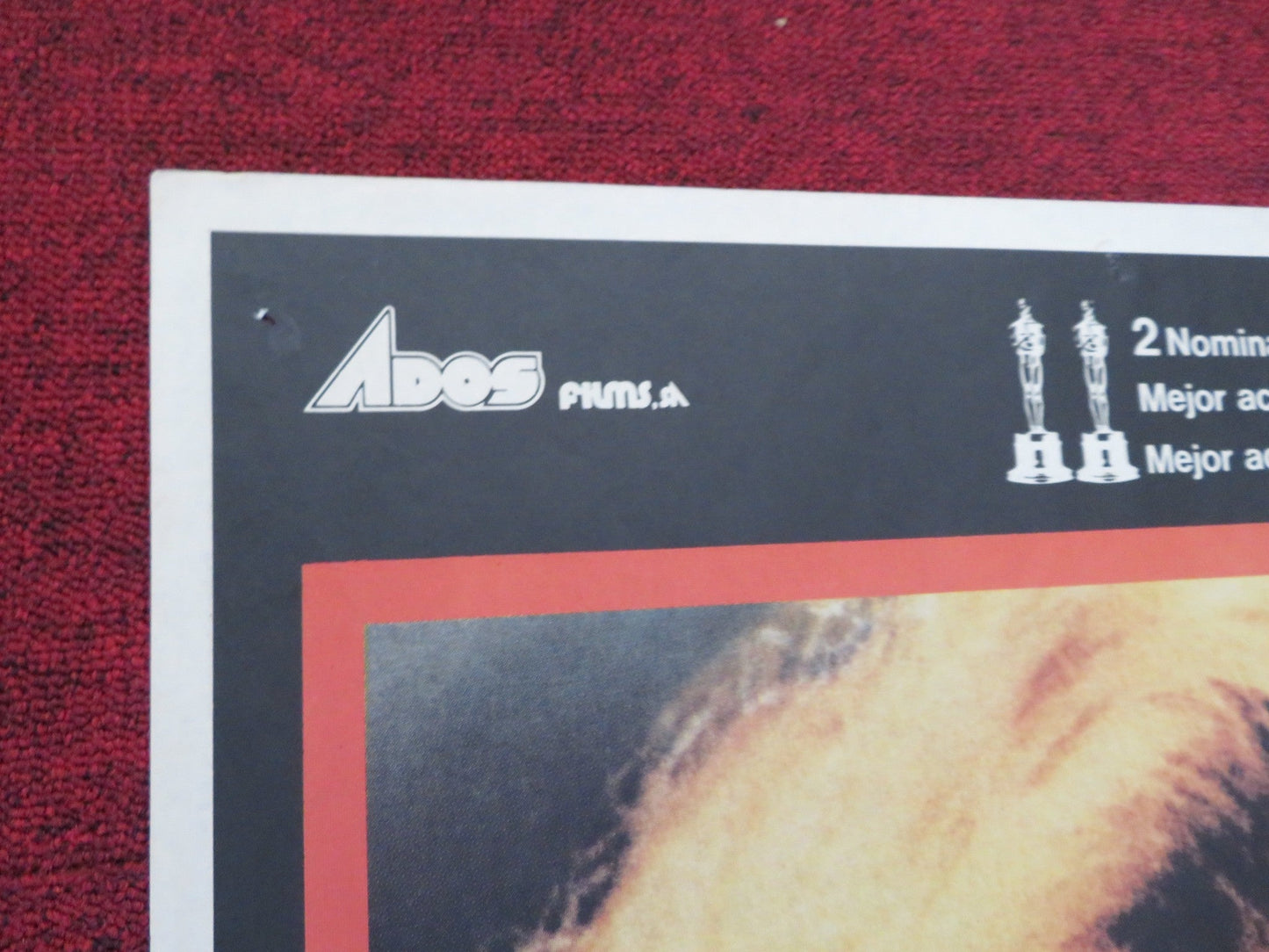 FRANCES FOLDED SPANISH POSTER JESSICA LANGE JONATHAN BANKS 1982 Rendezvous Cinema Movie posters