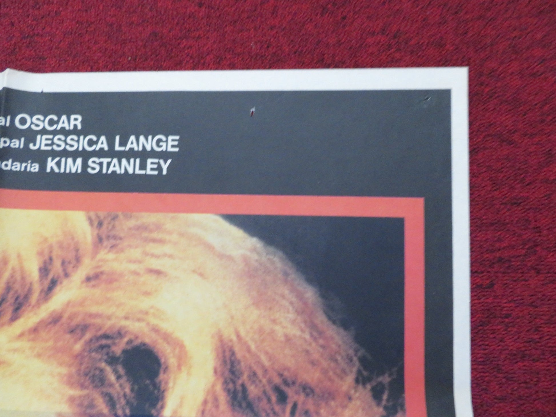 FRANCES FOLDED SPANISH POSTER JESSICA LANGE JONATHAN BANKS 1982 Rendezvous Cinema Movie posters