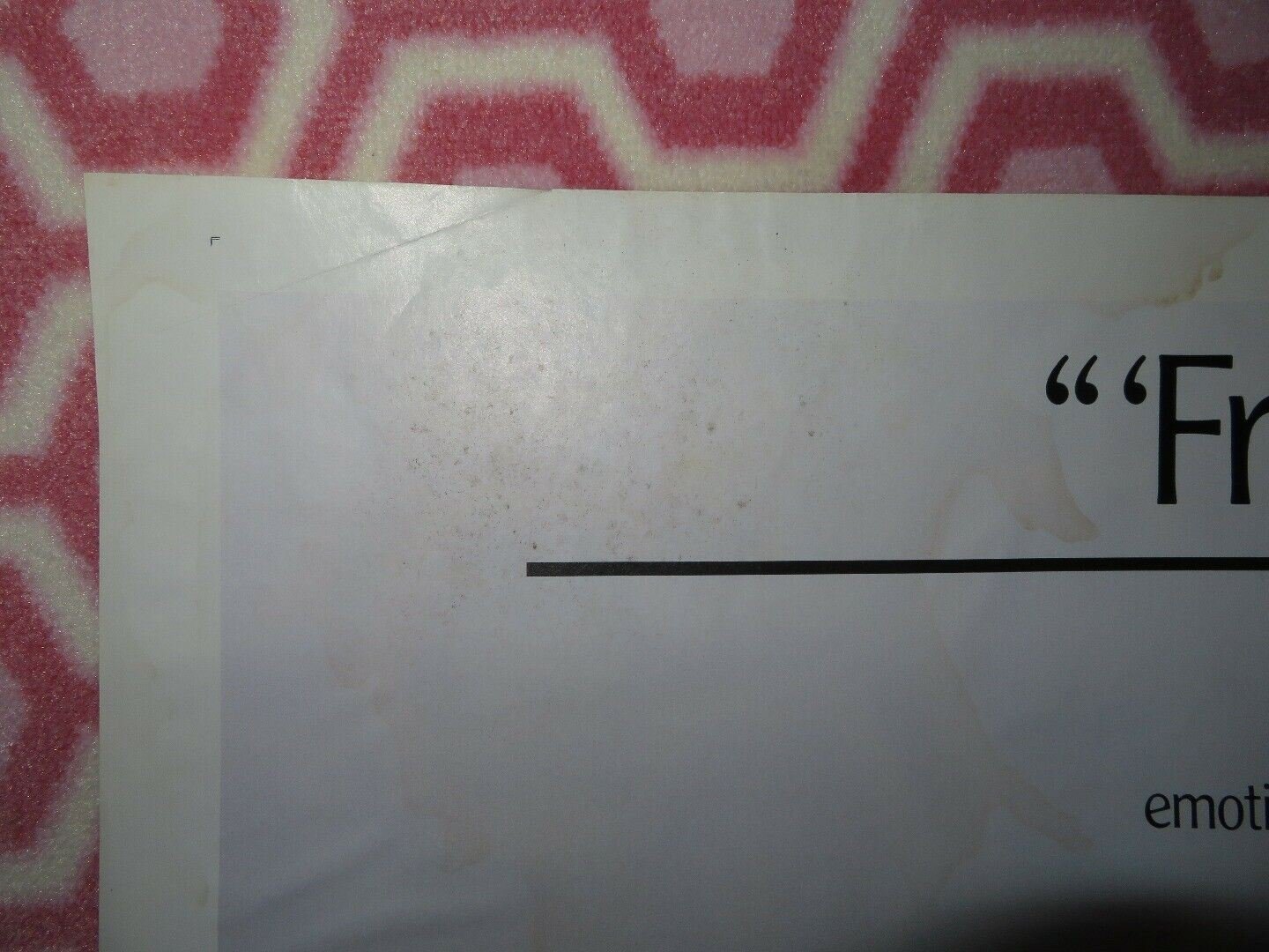 FRANCES US ONE SHEET POSTER JESSICA LANGE SAM SHEPARD KIM STANLEY Movie posters