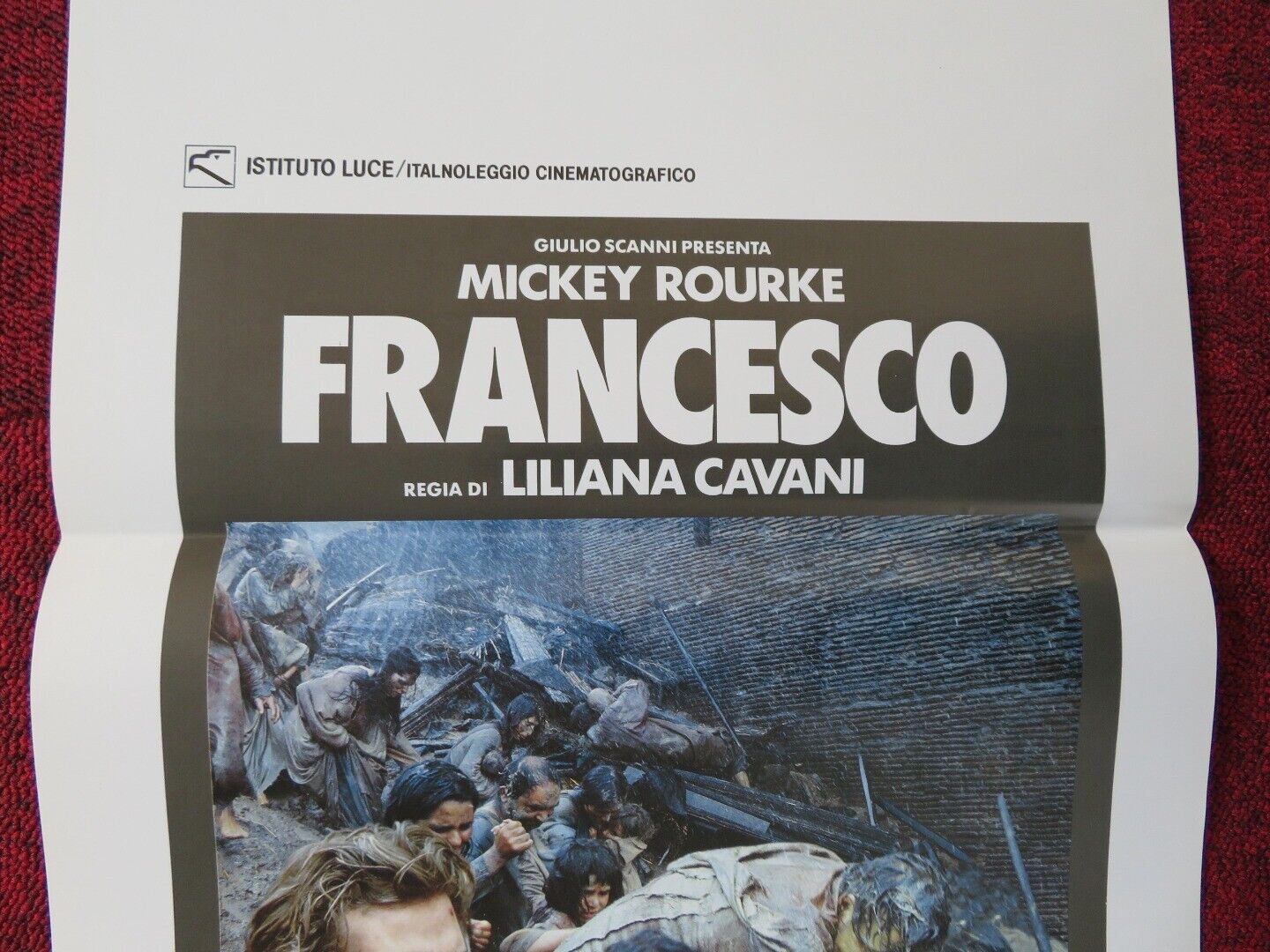 FRANCESCO ITALIAN LOCANDINA (27.5"x13") POSTER HELENA BONHAM CARTER 1989 Movie posters