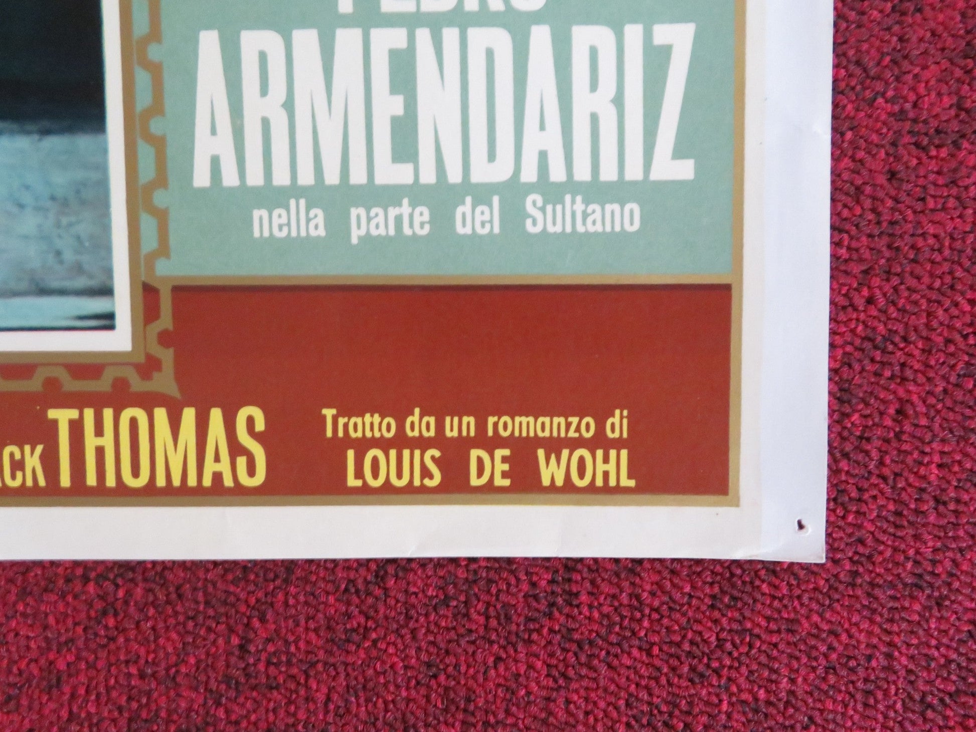 FRANCIS OF ASSISI - A ITALIAN FOTOBUSTA POSTER BRADFORD DILLMAN D. HART 1961 Rendezvous Cinema Movie posters