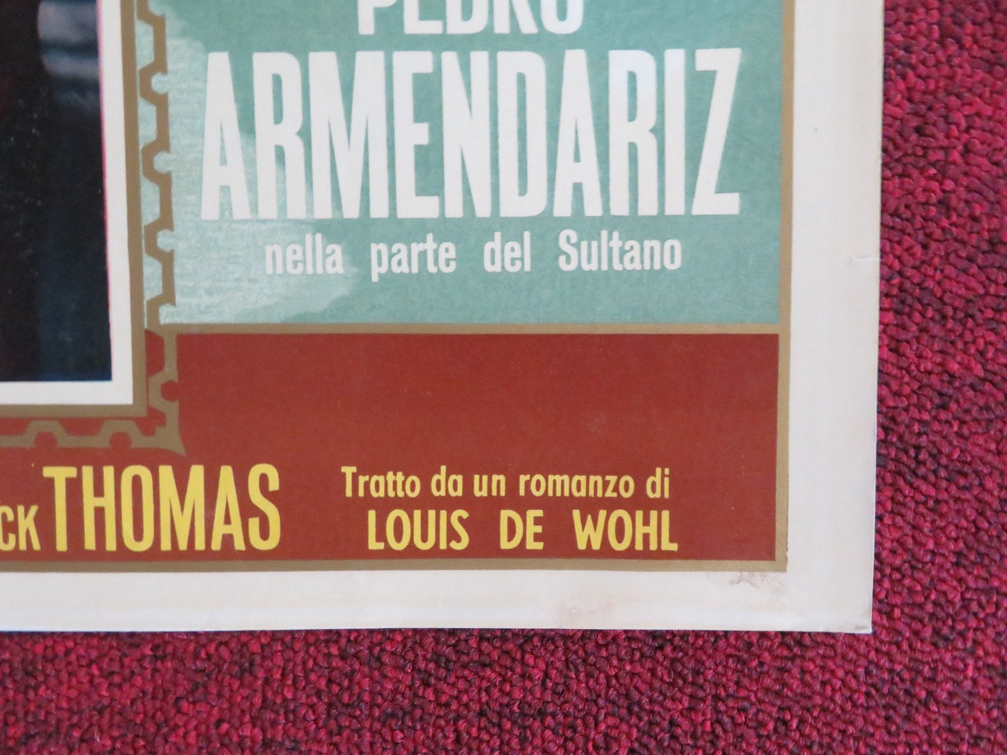 FRANCIS OF ASSISI - B ITALIAN FOTOBUSTA POSTER BRADFORD DILLMAN D. HART 1961 Rendezvous Cinema Movie posters