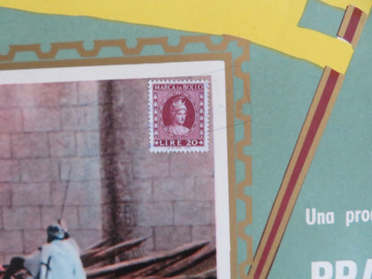 FRANCIS OF ASSISI - C ITALIAN FOTOBUSTA POSTER BRADFORD DILLMAN D. HART 1961 Rendezvous Cinema Movie posters