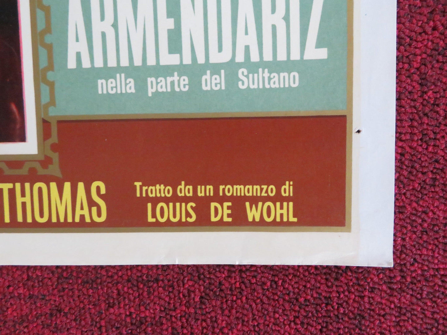 FRANCIS OF ASSISI - C ITALIAN FOTOBUSTA POSTER BRADFORD DILLMAN D. HART 1961 Rendezvous Cinema Movie posters