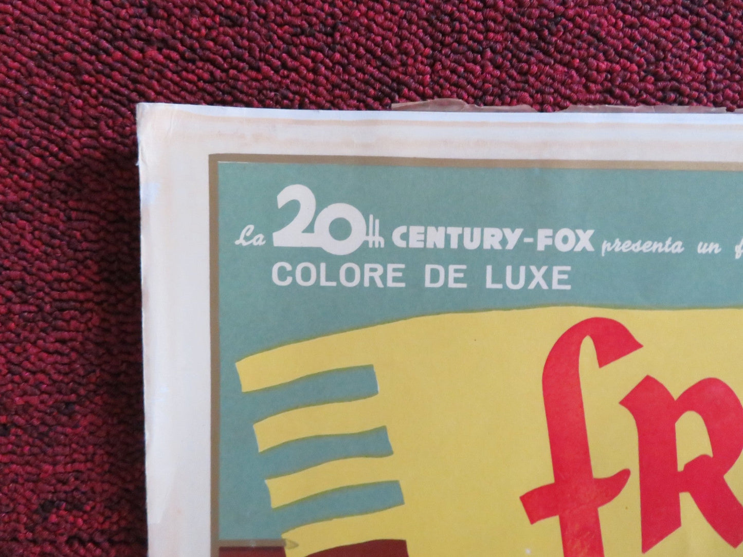 FRANCIS OF ASSISI - D ITALIAN FOTOBUSTA POSTER BRADFORD DILLMAN D. HART 1961 Rendezvous Cinema Movie posters