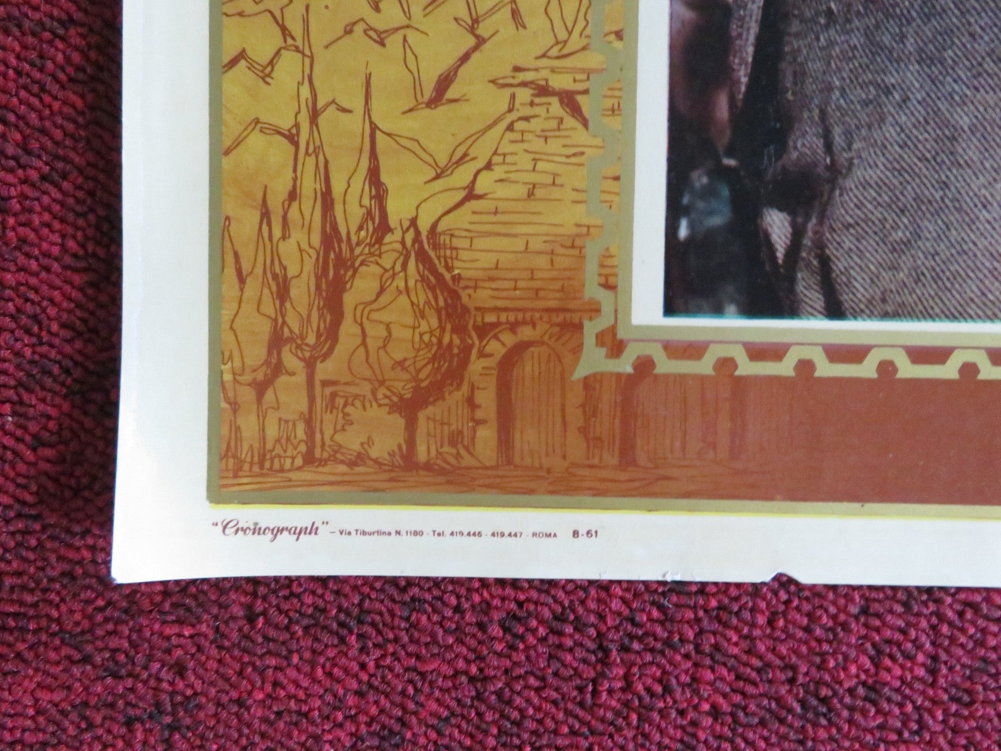 FRANCIS OF ASSISI - E ITALIAN FOTOBUSTA POSTER BRADFORD DILLMAN D. HART 1961 Rendezvous Cinema Movie posters