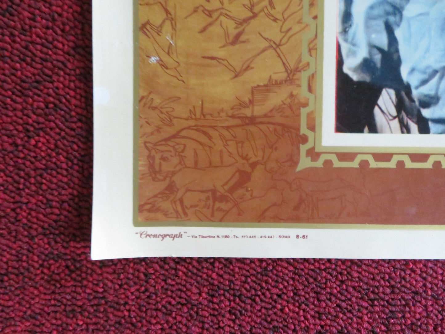 FRANCIS OF ASSISI - F ITALIAN FOTOBUSTA POSTER BRADFORD DILLMAN D. HART 1961 Rendezvous Cinema Movie posters