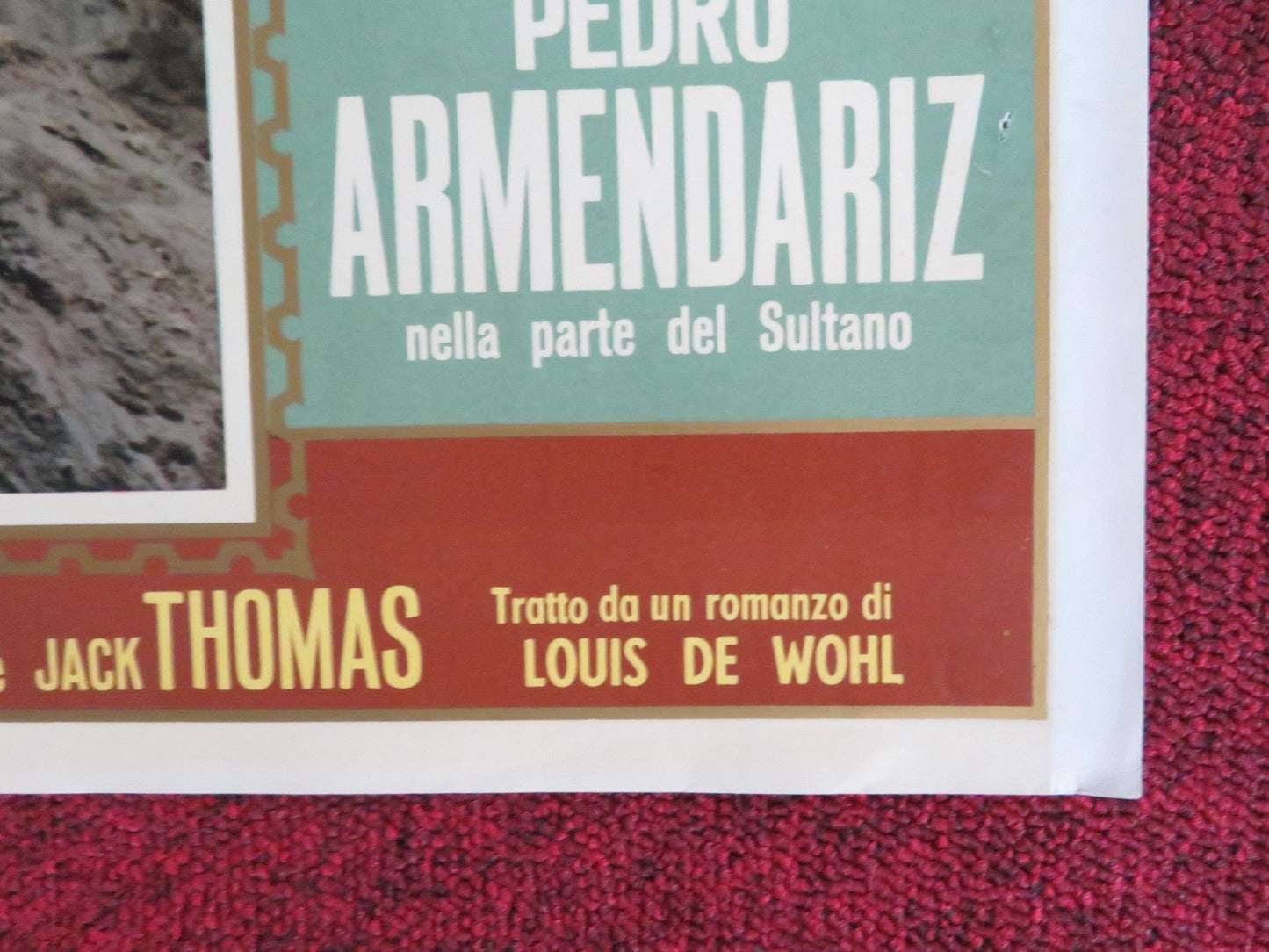 FRANCIS OF ASSISI - G ITALIAN FOTOBUSTA POSTER BRADFORD DILLMAN D. HART 1961 Rendezvous Cinema Movie posters