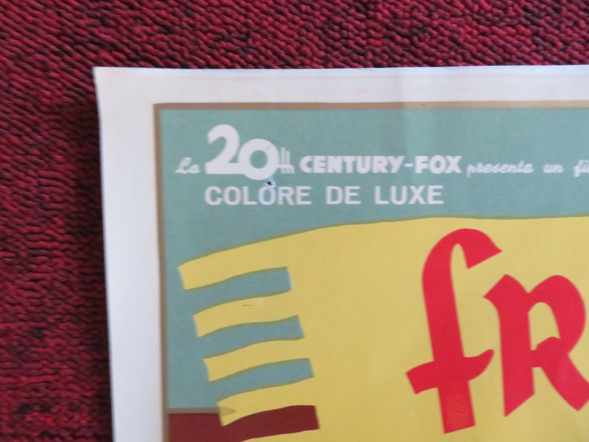 FRANCIS OF ASSISI - G ITALIAN FOTOBUSTA POSTER BRADFORD DILLMAN D. HART 1961 Rendezvous Cinema Movie posters