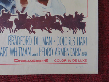 FRANCIS OF ASSISI US HALF SHEET (22"x 28") POSTER BRADFORD DILLMAN 1961 Movie posters