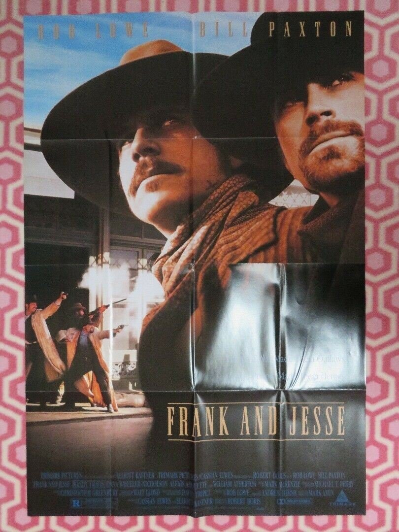 FRANK AND JESSE US ONE SHEET POSTER ROB LOWE BILL PAXTON 1994 Movie posters