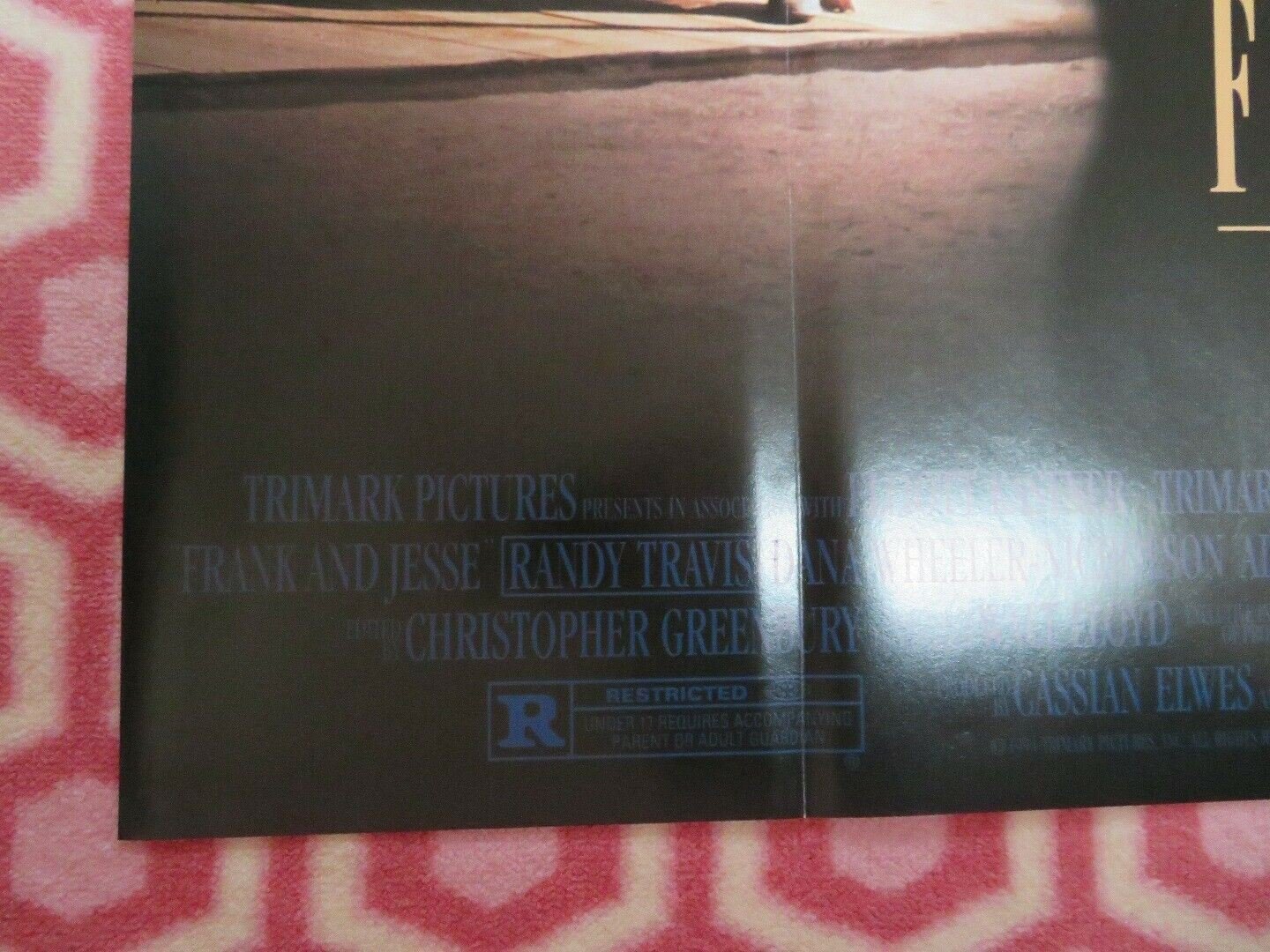 FRANK AND JESSE US ONE SHEET POSTER ROB LOWE BILL PAXTON 1994 Movie posters