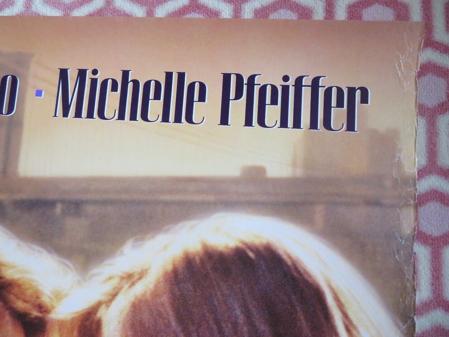 FRANKIE & JOHNNY ONE SHEET ROLLED POSTER AL PACINO MICHELLE PFEIFFER 1991 - Rendezvous Cinema