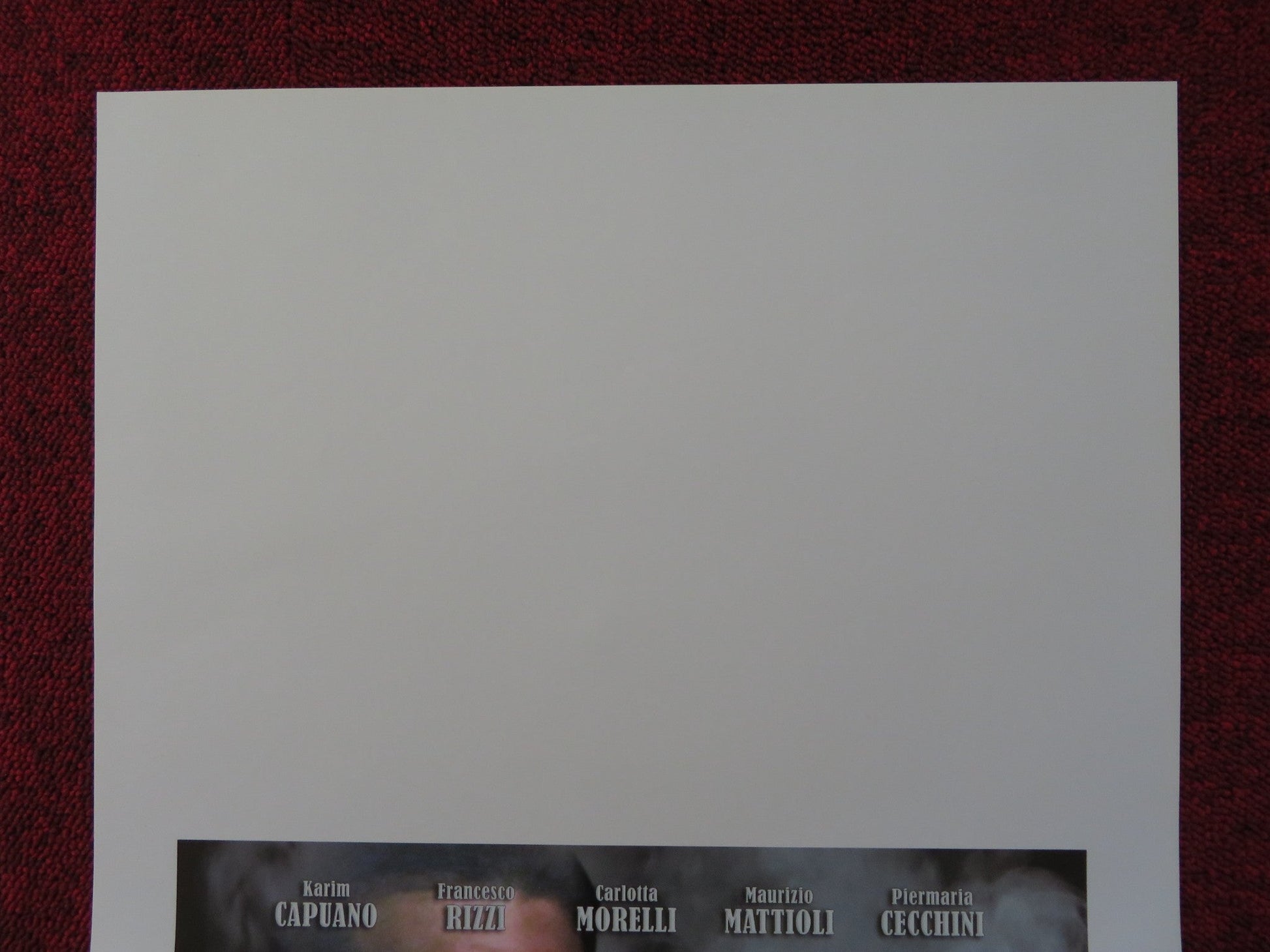 FRATELLI DI SANGUE ITALIAN LOCANDINA POSTER KARIM CAPUANO CARLOTTA MORELLI 2016 Rendezvous Cinema Movie posters