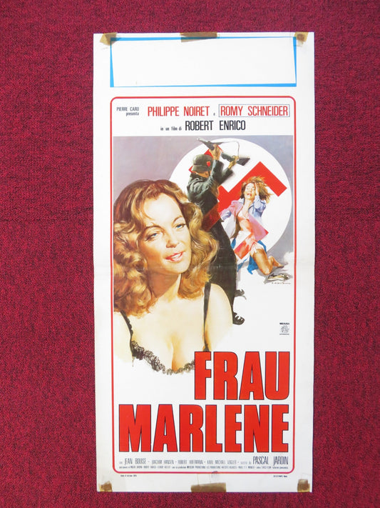 FRAU MARLENE ITALIAN LOCANDINA POSTER PHILIPPE NOIRET ROMY SCHNEIDER 1975 Rendezvous Cinema Movie posters