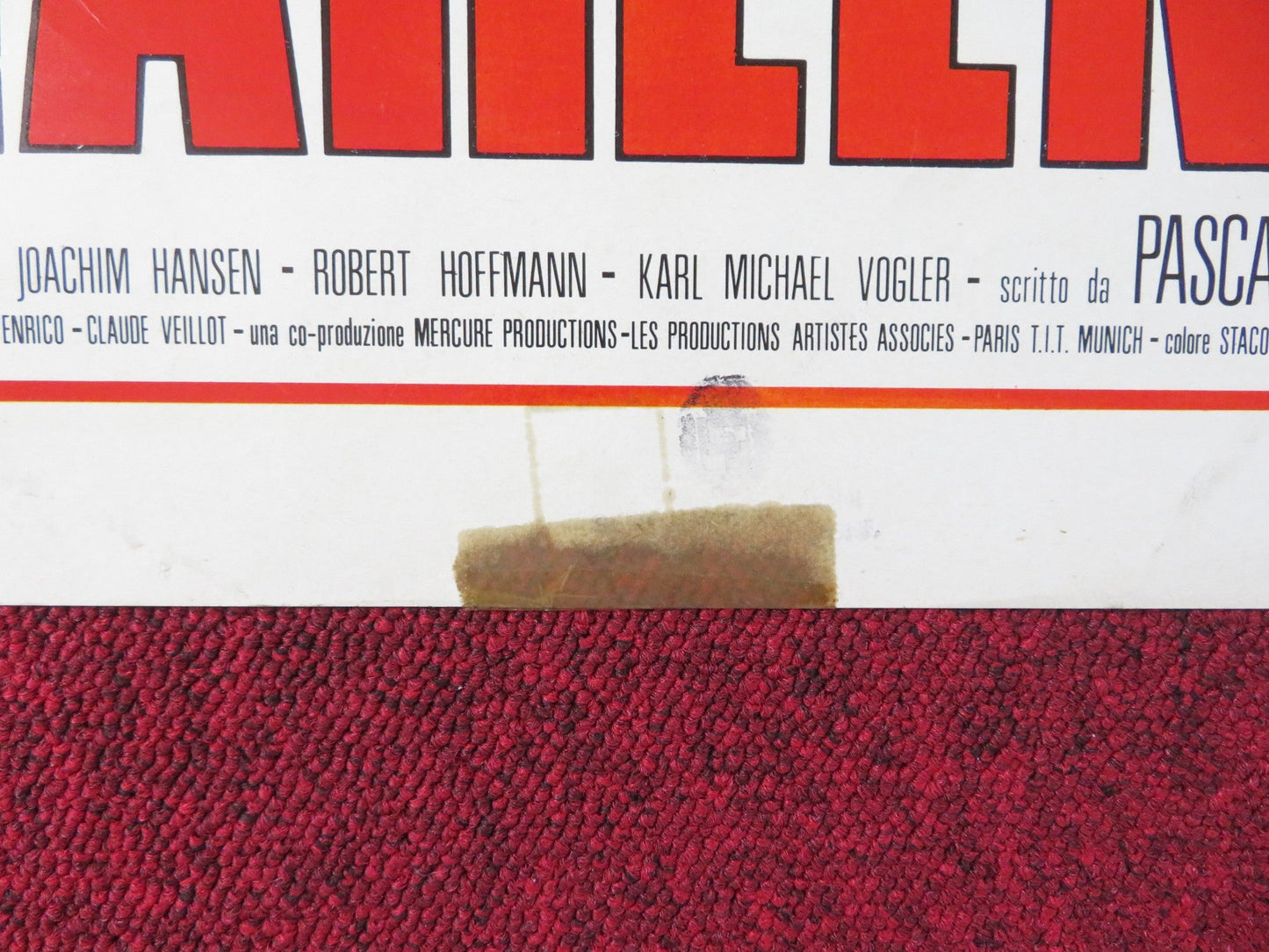 FRAU MARLENE ITALIAN LOCANDINA POSTER PHILIPPE NOIRET ROMY SCHNEIDER 1975 Rendezvous Cinema Movie posters