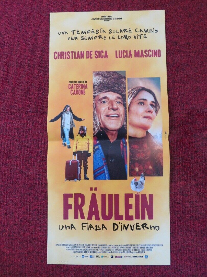 FRAULEIN UNA FIABA D'INUERNO ITALIAN LOCANDINA (26.5"x12.5") POSTER 2016 Movie posters