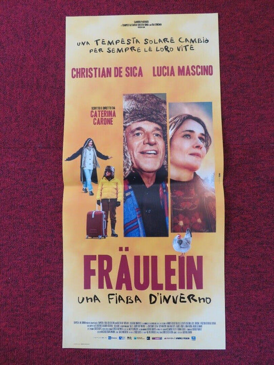 FRAULEIN UNA FIABA D'INUERNO ITALIAN LOCANDINA (26.5"x12.5") POSTER 2016 Movie posters