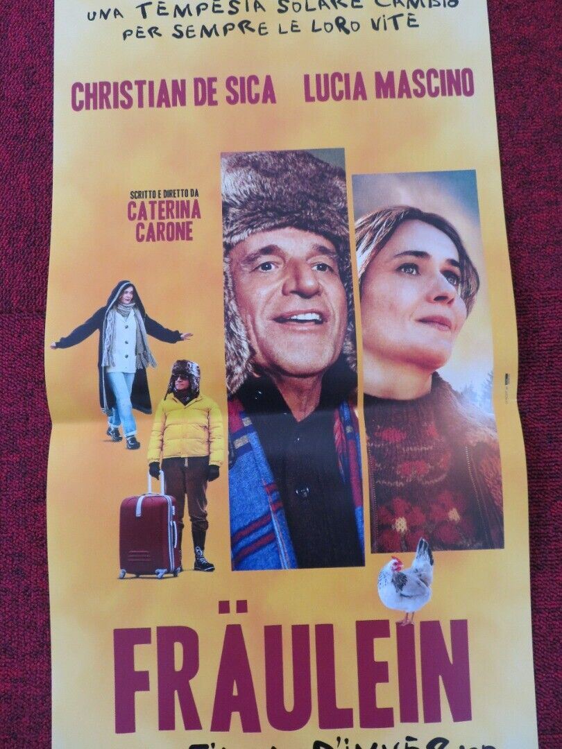 FRAULEIN UNA FIABA D'INUERNO ITALIAN LOCANDINA (26.5"x12.5") POSTER 2016 Movie posters