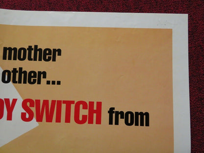 FREAKY FRIDAY FOLDED US ONE SHEET POSTER DISNEY JODIE FOSTER BARBARA HARRIS 1977 Movie posters