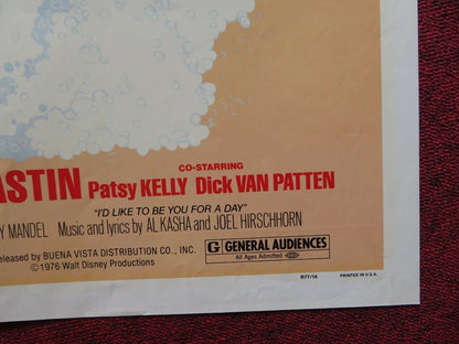 FREAKY FRIDAY FOLDED US ONE SHEET POSTER DISNEY JODIE FOSTER BARBARA HARRIS 1977 Movie posters