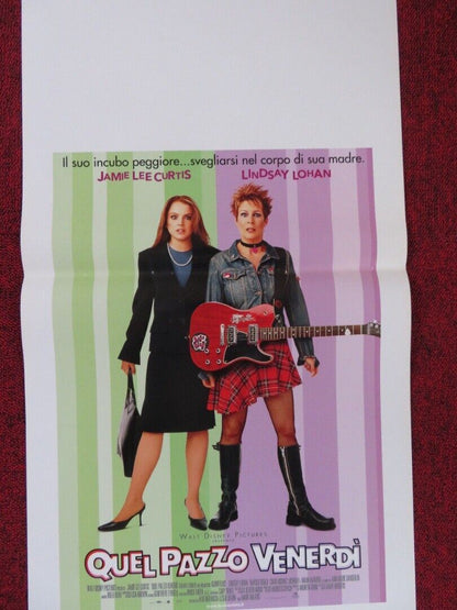 FREAKY FRIDAY ITALIAN LOCANDINA (27.5"x13") POSTER DISNEY LINDSAY LOHAN 2003 Rendezvous Cinema Movie posters