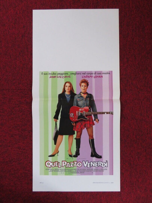 FREAKY FRIDAY ITALIAN LOCANDINA (27.5"x13") POSTER DISNEY LINDSAY LOHAN 2003 Rendezvous Cinema Movie posters