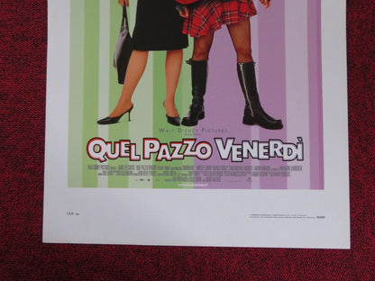 FREAKY FRIDAY ITALIAN LOCANDINA (27.5"x13") POSTER DISNEY LINDSAY LOHAN 2003 Rendezvous Cinema Movie posters