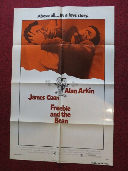 FREDDIE AND THE BEAN FOLDED US ONE SHEET POSTER ALAN ARKIN JAMES CAAN 1974 Movie posters