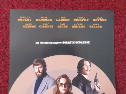 FREE FIRE ITALIAN LOCANDINA (27.5"x13") POSTER SAM RILEY ENZO CILENTI 2016 Rendezvous Cinema Movie posters