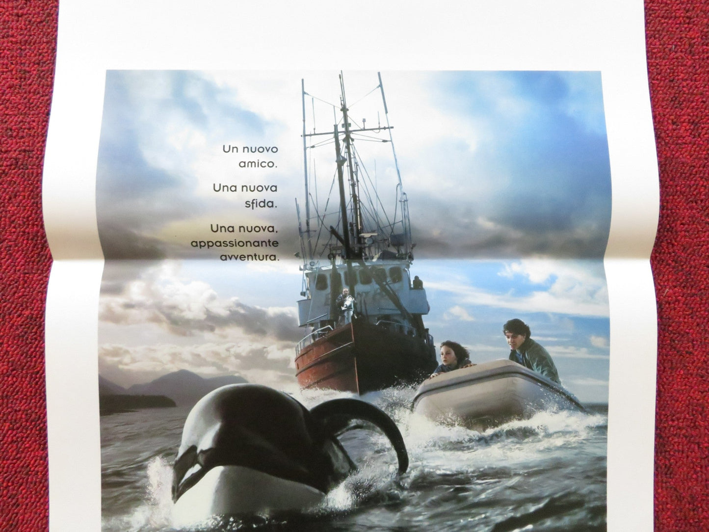 FREE WILLY 3 THE RESCUE ITALIAN LOCANDINA POSTER JASON JAMES RITCHER 1997 Rendezvous Cinema Movie posters