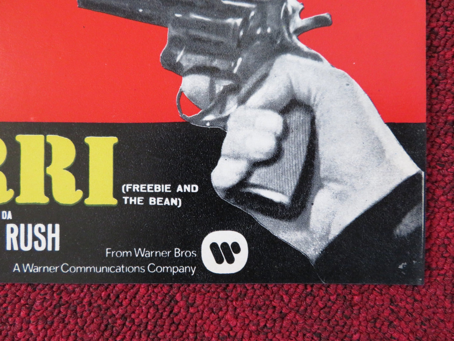 FREEBIE AND THE BEAN - A ITALIAN FOTOBUSTA POSTER ALANA ARKIN JAMES CAAN 1974 Rendezvous Cinema Movie posters