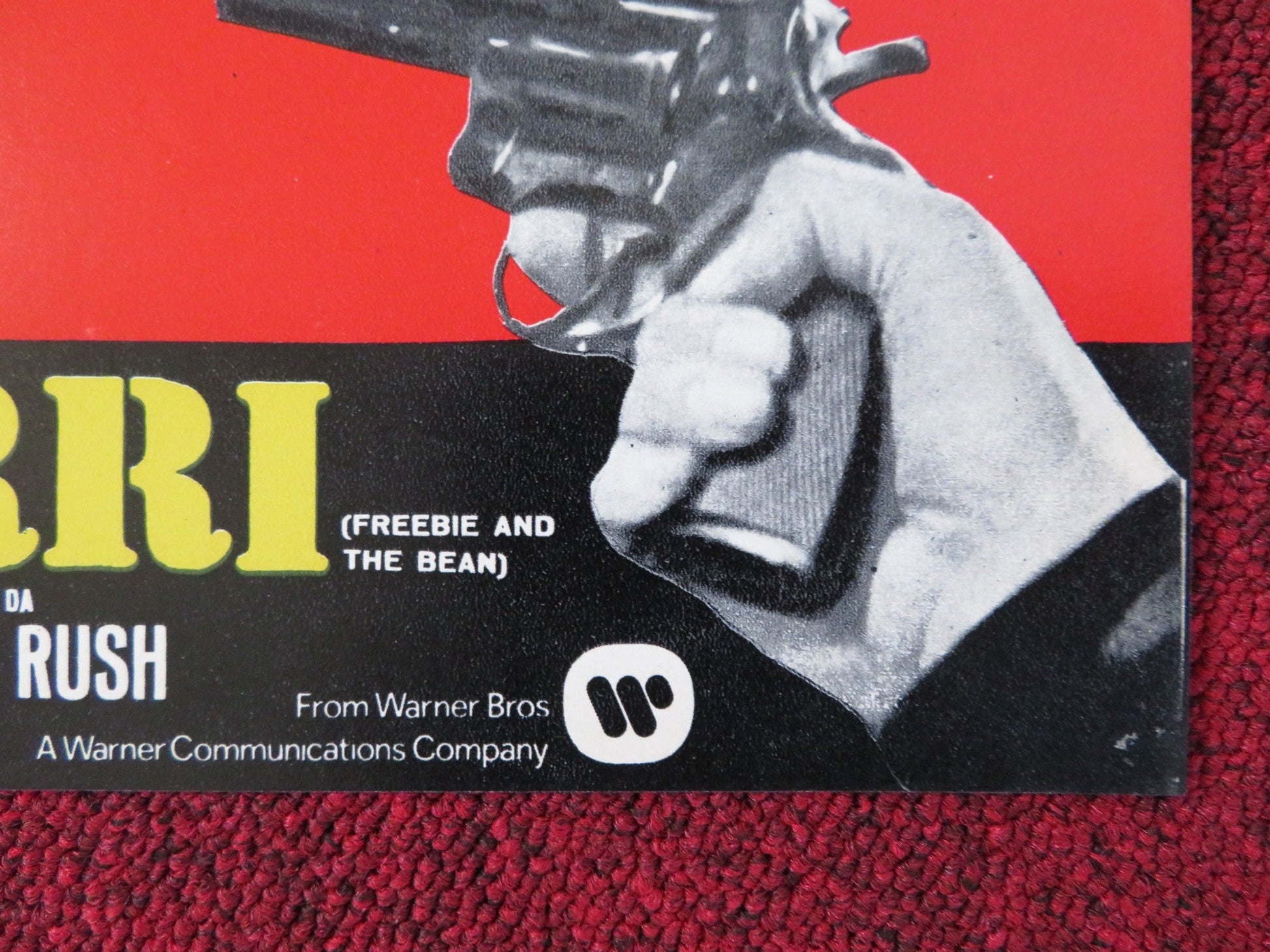 FREEBIE AND THE BEAN - A ITALIAN FOTOBUSTA POSTER ALANA ARKIN JAMES CAAN 1974 Rendezvous Cinema Movie posters