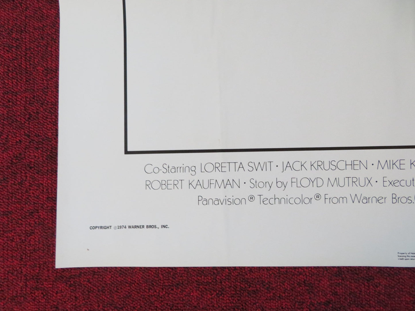 FREEBIE AND THE BEAN FOLDED US ONE SHEET POSTER ALAN ARKIN JAMES CAAN 1974 Rendezvous Cinema Movie posters