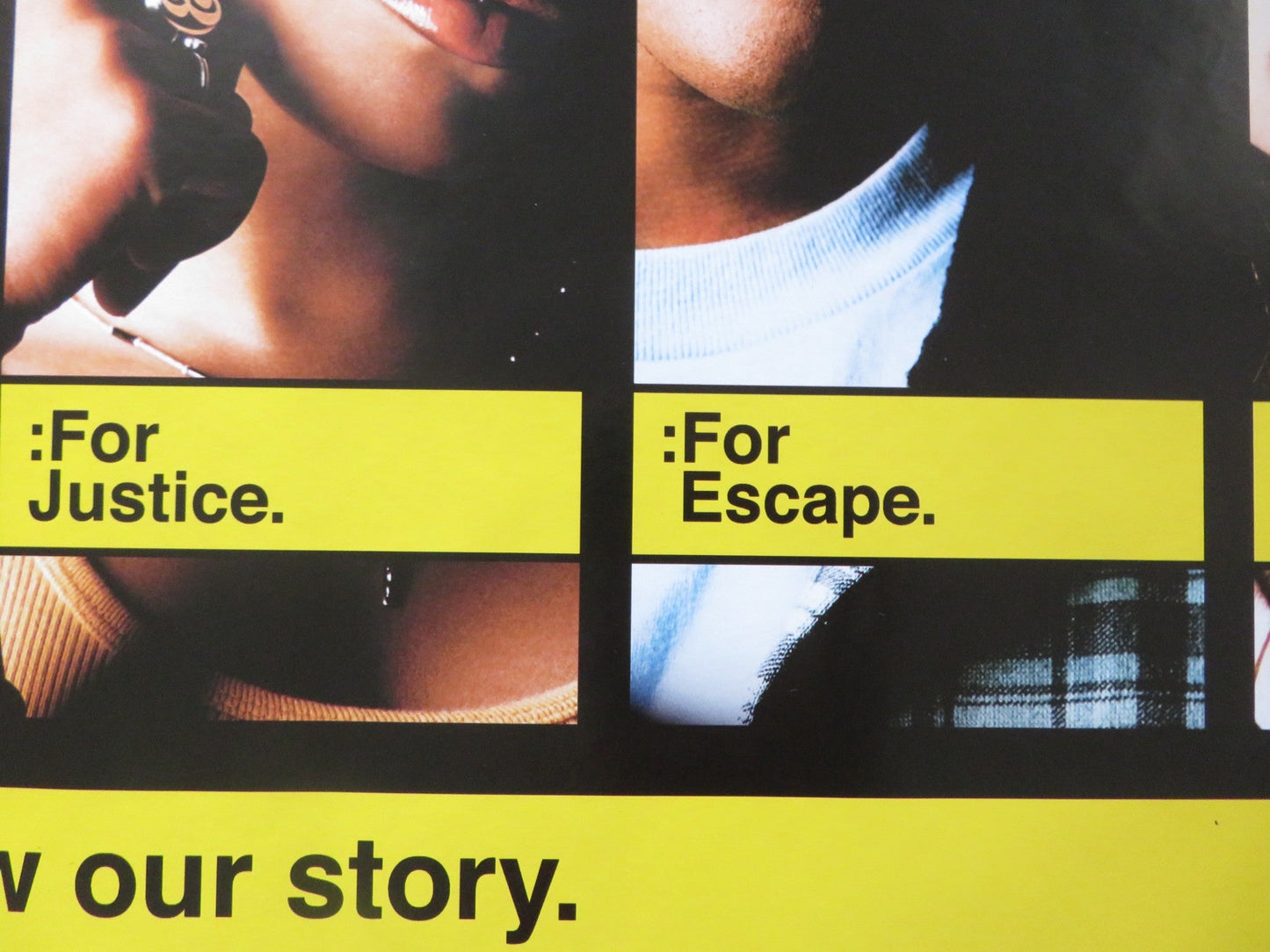 FREEDOM WRITERS UK QUAD ROLLED POSTER HILARY SWANK PATRICK DEMPSEY 2007 Rendezvous Cinema Movie posters