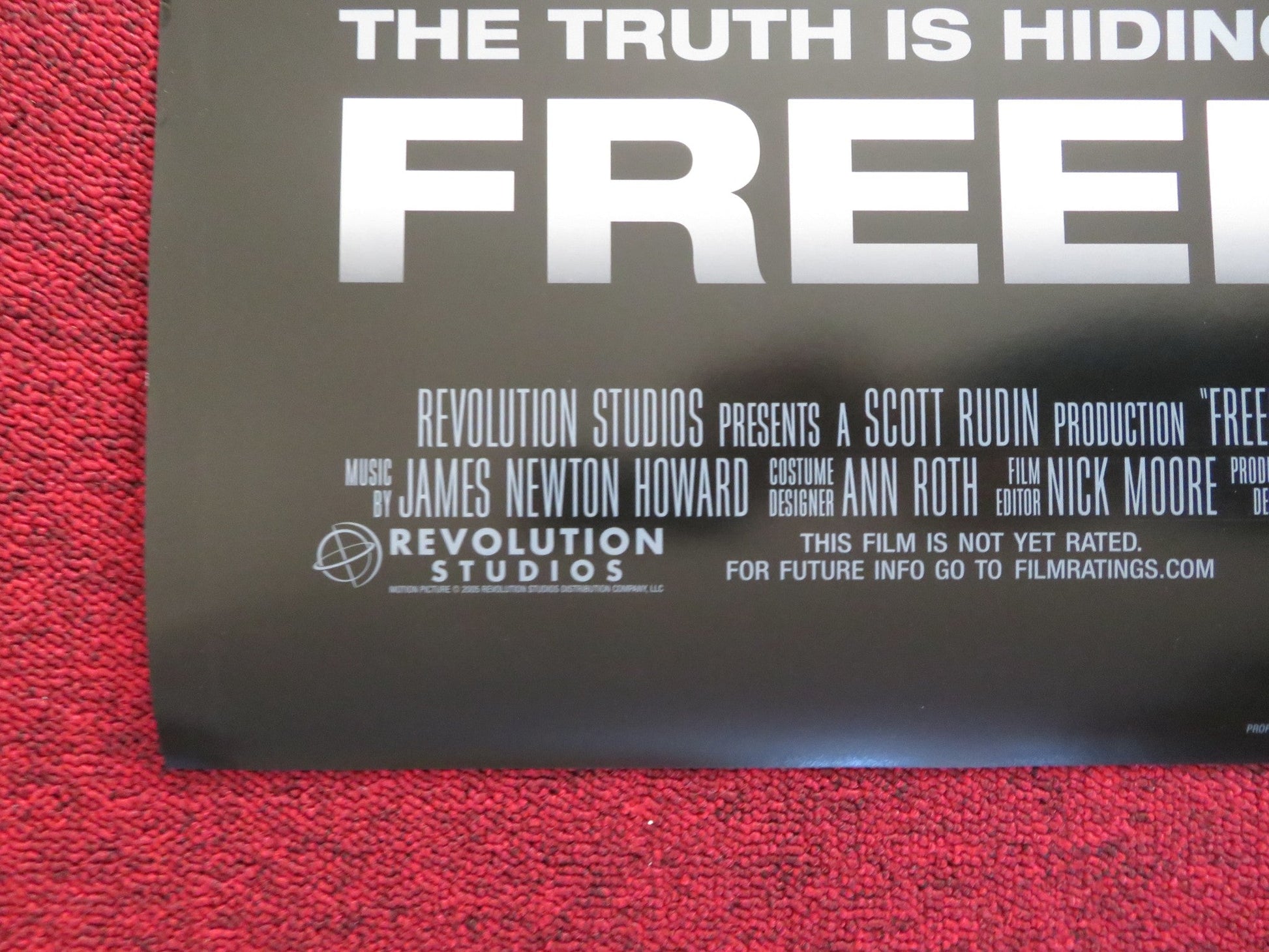 FREEDOMLAND US ONE SHEET ROLLED POSTER SAMUEL L.JACKSON JULIANNE MOORE 2006 Rendezvous Cinema Movie posters