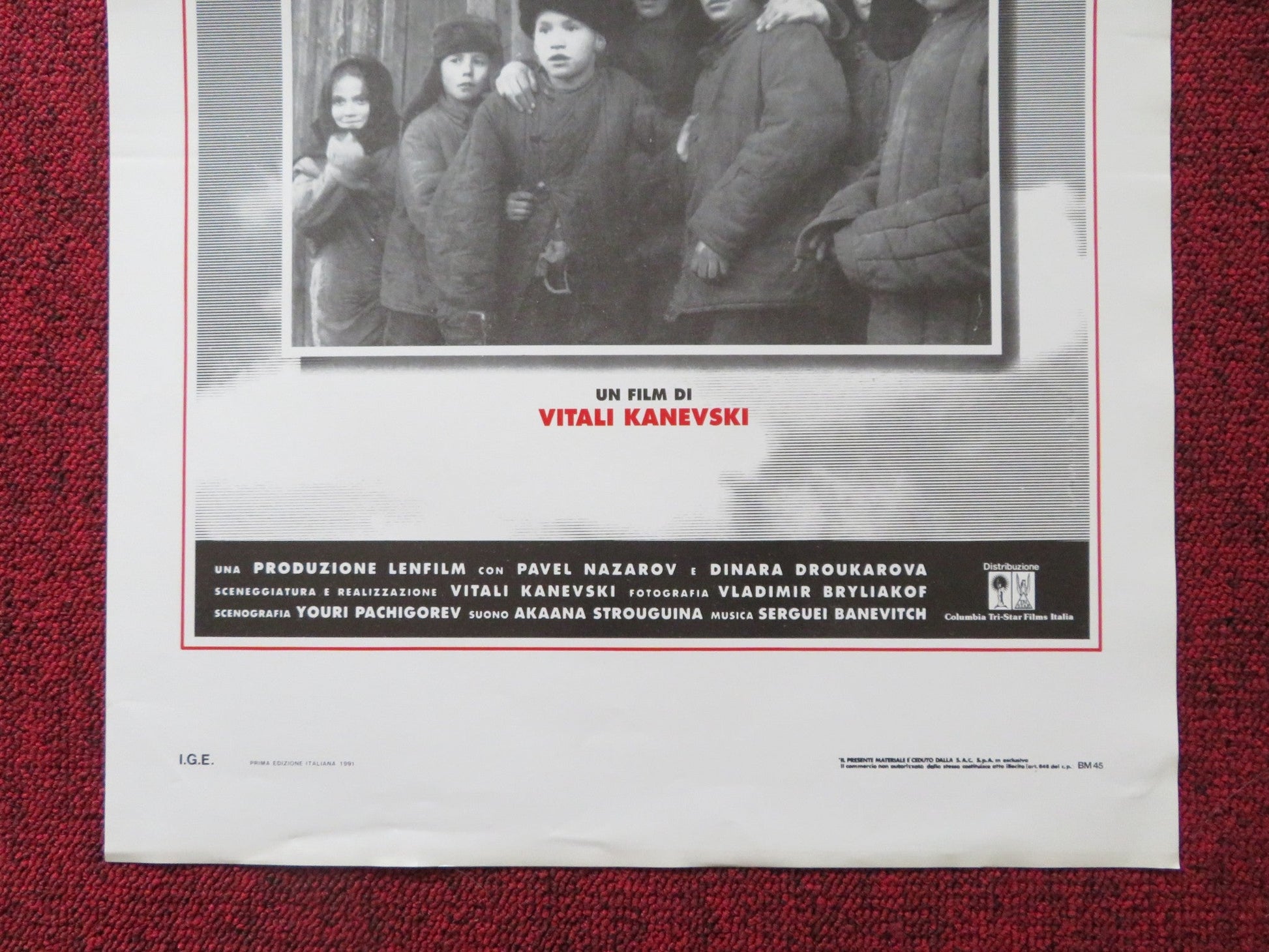 FREEZE DIE COME TO LIFE ITALIAN LOCANDINA POSTER DINARA DROUKAROVA NAZARO 1990 Rendezvous Cinema Movie posters