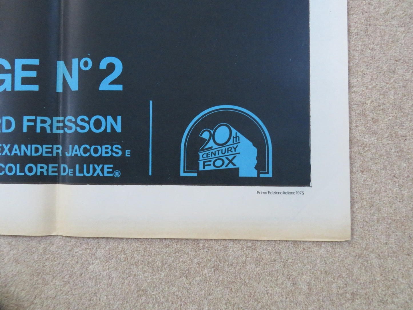 FRENCH CONNECTION II ITALIAN 4 FOGLIO POSTER GENE HACKMAN FERNANDO REY 1975 Rendezvous Cinema Movie posters