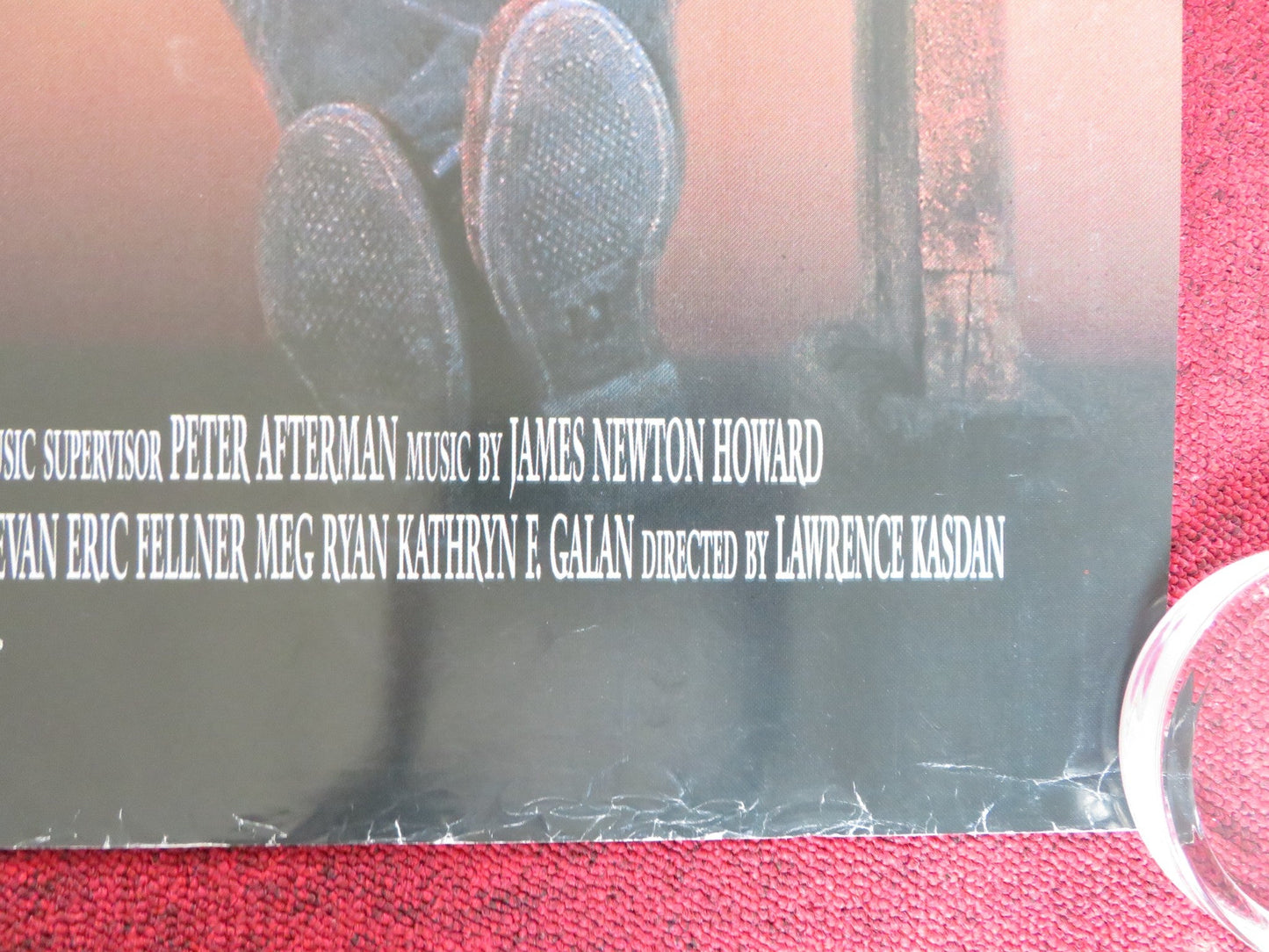 FRENCH KISS UK QUAD (30"x 40") ROLLED POSTER MEG RYAN KEVIN KLINE 1995 Rendezvous Cinema Movie posters